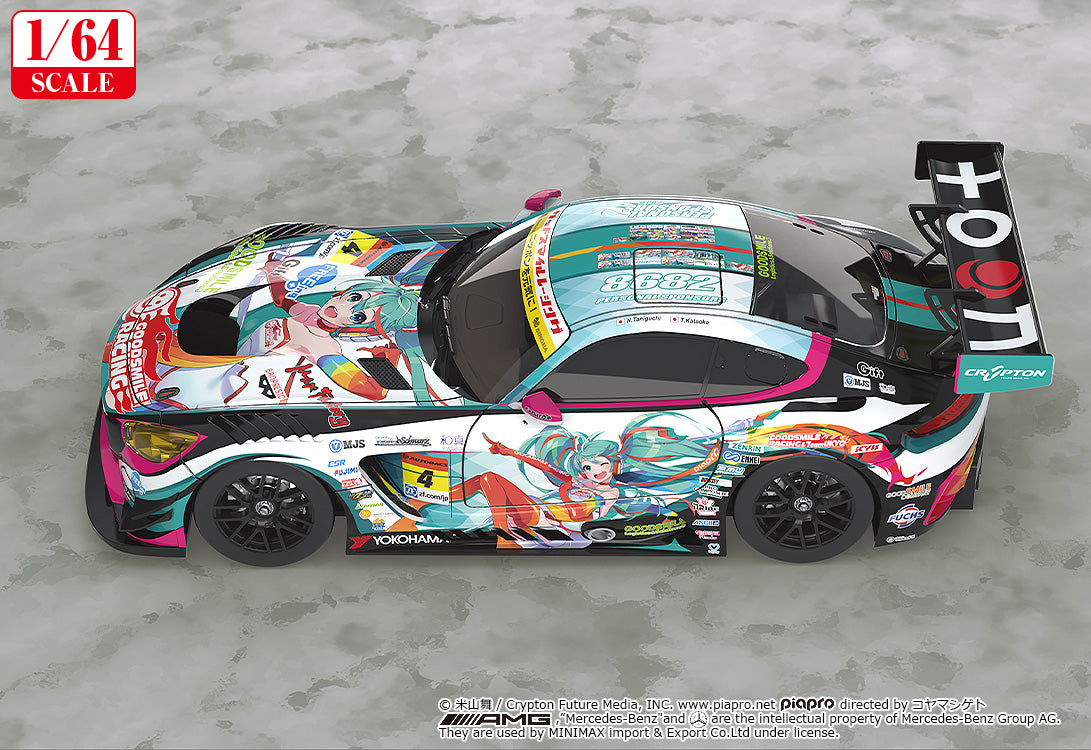 Hatsune Miku Gt Project 1/64 Scale Good Smile Hatsune Miku Amg 2016 Super Gt VER. - Image 3