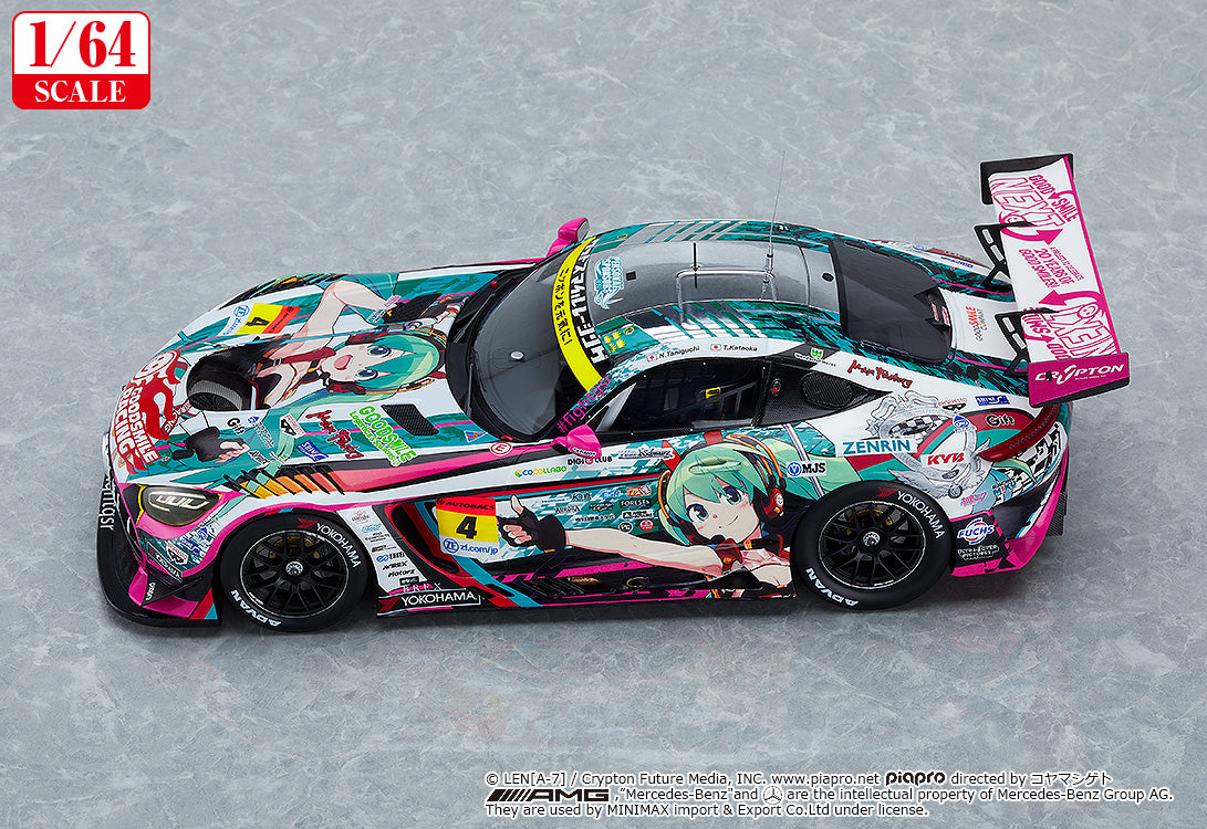 Hatsune Miku Gt Project 1/64 Scale Good Smile Hatsune Miku Amg 2020 Super Gt VER. - Image 3