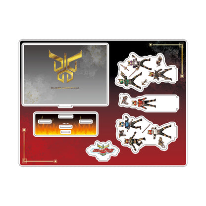 Acrylic Diorama - Kamen Rider Kuuga - 01 Group Design (Graff Art Illustration) - Image 3