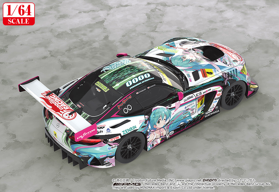Hatsune Miku Gt Project 1/64 Scale Good Smile Hatsune Miku Amg 2019 Super Gt VER. - Image 4
