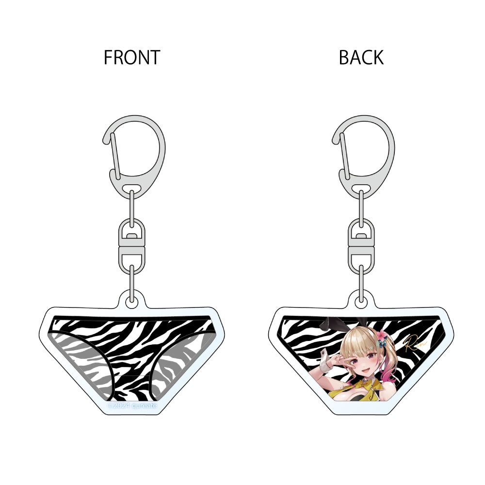Bunny Garden - Trading Acrylic Pants Key Chain