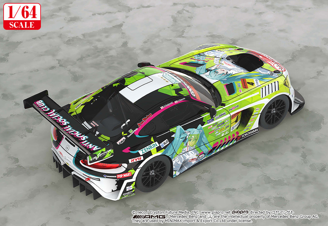 Hatsune Miku Gt Project 1/64 Good Smile Hatsune Miku Amg 2022 Season Opening VER. - Image 4