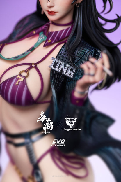TES SUIT THUG FENG YU LAN 1/4 SCALE STATUE (BLACK COAT VER.) - Image 5