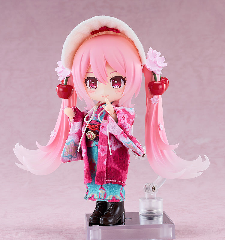 Nendoroid Doll Outfit Set Character Vocal Series 01 Hatsune Miku Sakura Miku Hirohako 2025 Ver. (Hakodate) - Image 6