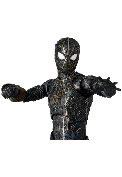 MAFEX - Spider-Man: No Way Home - Spider-man Black & Gold Suit - Image 13