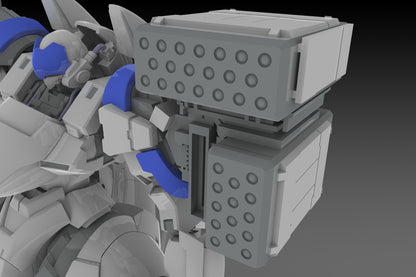 1/35 Scale Plastic Kit - Powerdolls2 - X-4+(Pd-802) Armored Infantry Weapon Set 3 (Shoulder Parts for Mounting Weapons & Dru35 Mlc & R25 Rocket & M7A Gatling Gun) - Image 12