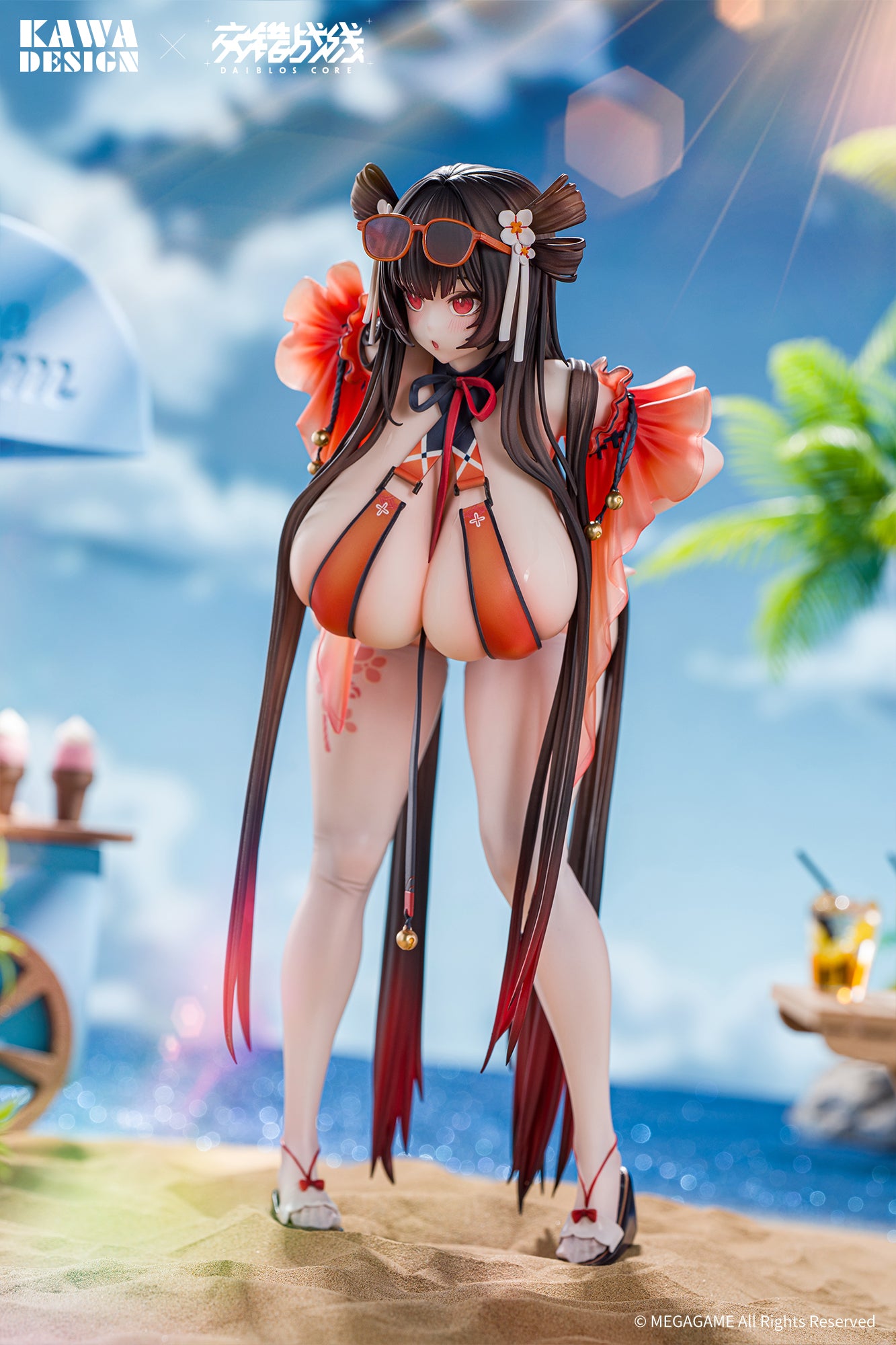 Kawa Design - Daiblos Core - Maree Rouge Banquet of Falling Plums Water Trail VER. 1/6 Scale Figure - Image 24