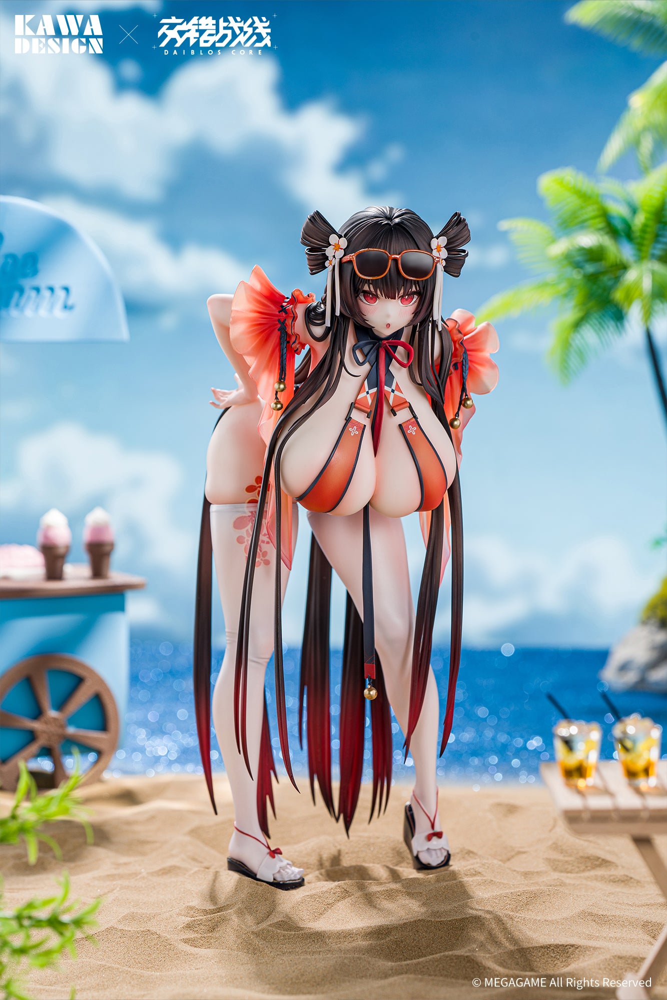 Kawa Design - Daiblos Core - Maree Rouge Banquet of Falling Plums Normal VER. 1/6 Scale Figure - Image 17